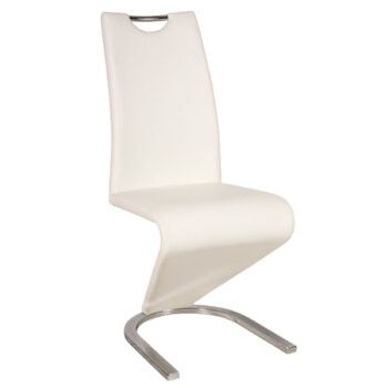 כיסא פלדה H 090 לבן